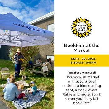 Poster for Bookfair at the Market