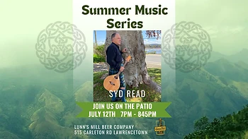 Poster for Patio Concert with Syd Read