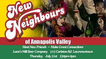 Poster for New Neighbours Annapolis Valley
