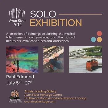Poster for Paul Edmond Solo Exhibition