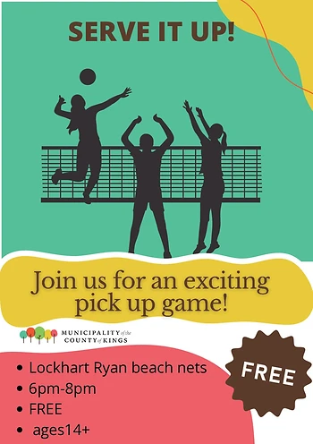 Poster for Volleyball Pop Up