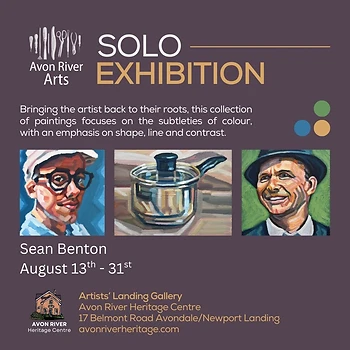 Poster for Sean Benton Solo Exhibition