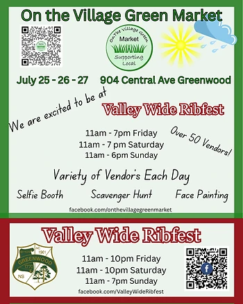 Poster for On the Village Green Market