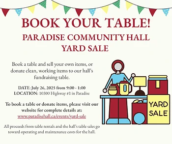 Poster for Community Yard Sale