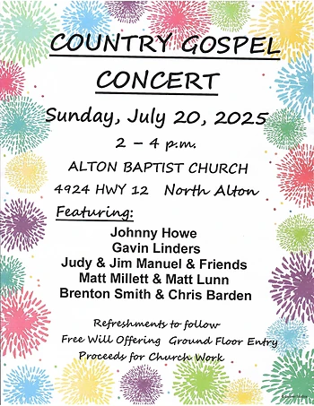 Poster for Gospel/Country Show