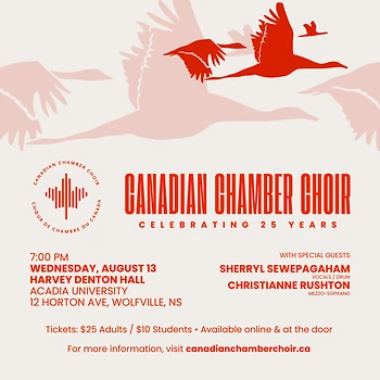 Poster for Canadian Chamber Choir