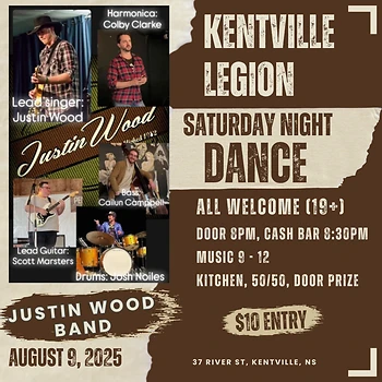 Poster for Dance with Justin Wood Band