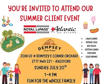Poster for Royal LePage Atlantic Client Event