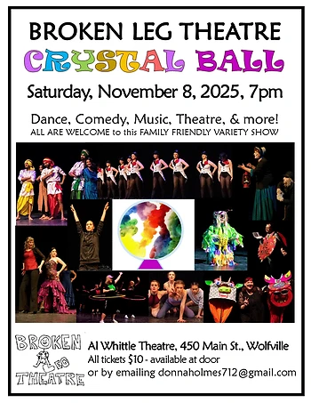 Poster for Broken Leg Theatre - Crystal Ball