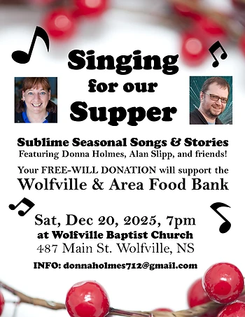 Poster for Singing for our Supper