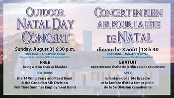 Poster for Natal Day Concert