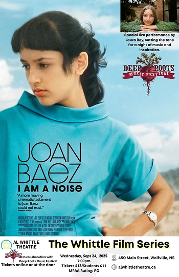 Poster for Deep Roots - Joan Baez I am a Noise