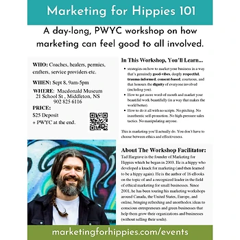 Poster for Marketing for Hippies