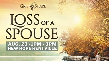 Poster for GriefShare 'Loss of a Spouse'