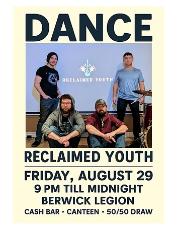 Poster for Reclaimed Youth ~ We're Not Done With Summer Dance