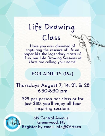 Poster for Life Drawing Class