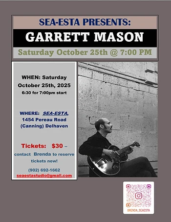 Poster for Garrett Mason - Blues at the Basin
