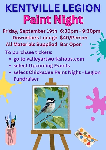 Poster for Paint Night