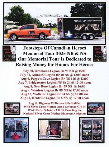 Poster for Memorial Display & BBQ Fundraiser