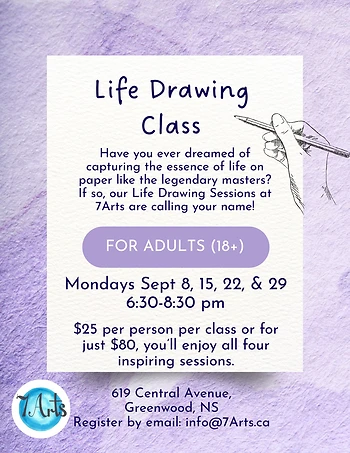 Poster for Life Drawing Class