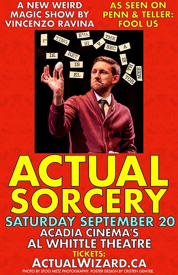 Poster for Actual Sorcery - Magic Show