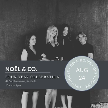 Poster for Noël & Co. Anniversary Celebration