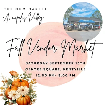 Poster for Fall Vendor Market