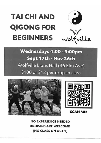 Poster for Tai chi for Beginners