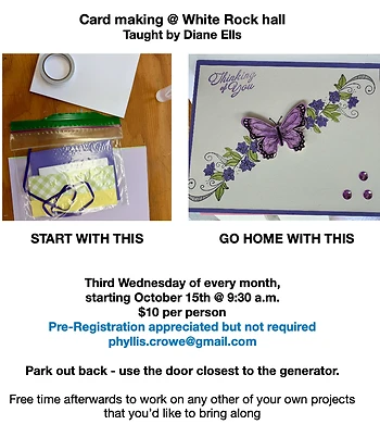 Poster for Card Making with Diane Ells