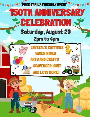 Poster for 150th Anniversary Celebration