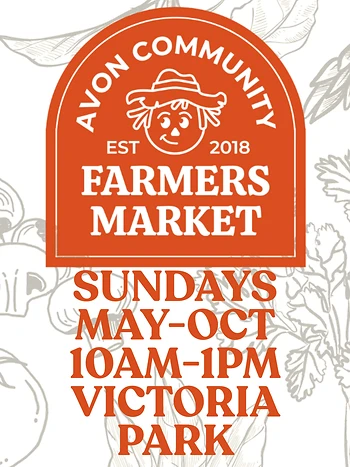 Poster for Avon Community Farmers Market