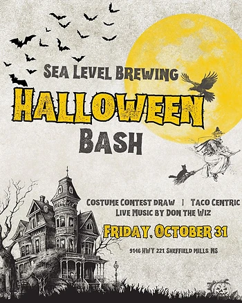 Poster for Don Denney (the Wiz) - Halloween Party