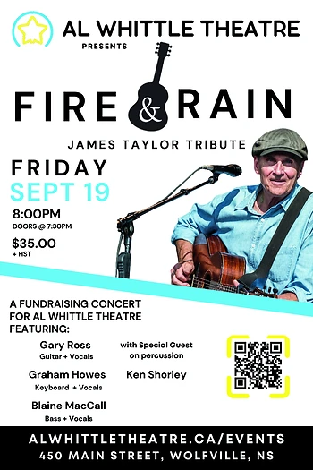 Poster for Fire & Rain James Taylor Tribute
