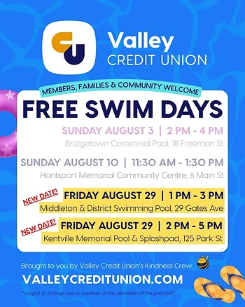 Poster for Free Swim Days