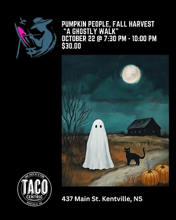 Poster for Paint Night - Pumpkin Ghostly Walk