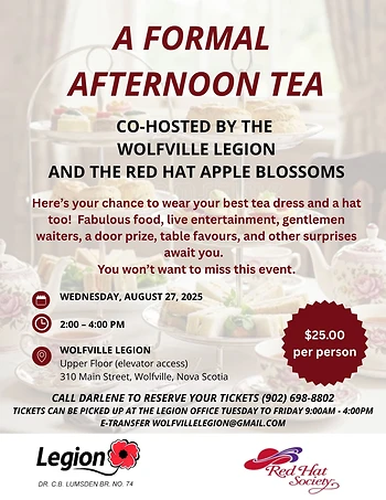 Poster for A Formal Afternoon Tea
