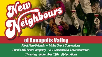 Poster for New Neighbours Annapolis County