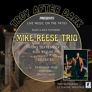 Poster for Troy After Dark: Mike Reese Trio