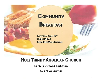 Poster for Community Breakfast