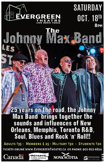 Poster for The Johnny Max Band