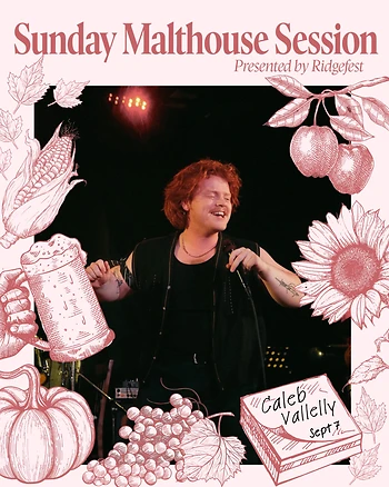 Poster for Music with Caleb Vallelly