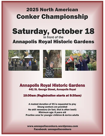 Poster for North American Conker Championship