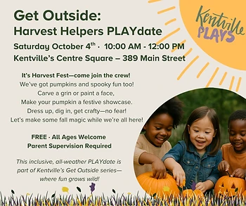 Poster for Get Outside PLAYdate