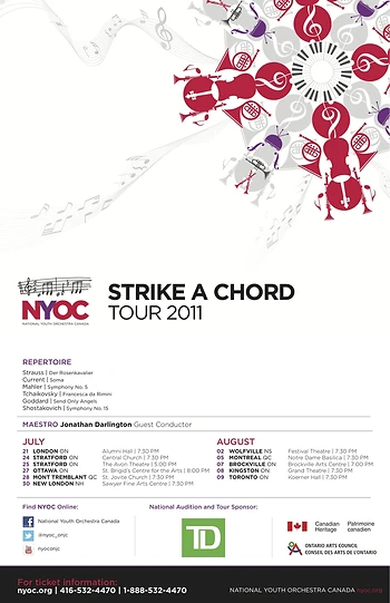 Poster for National Youth Orchestra
