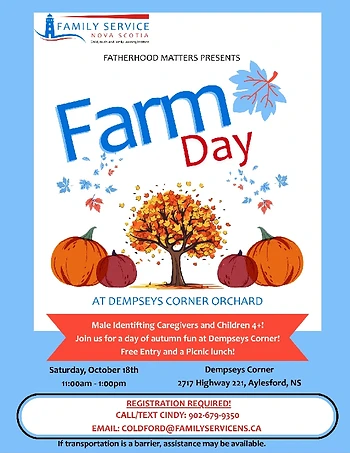 Poster for Fatherhood Matters Fun at the Farm