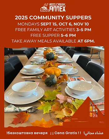 Poster for Community Supper