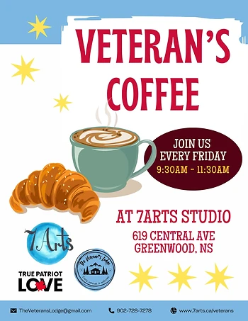 Poster for Veteran's Coffee