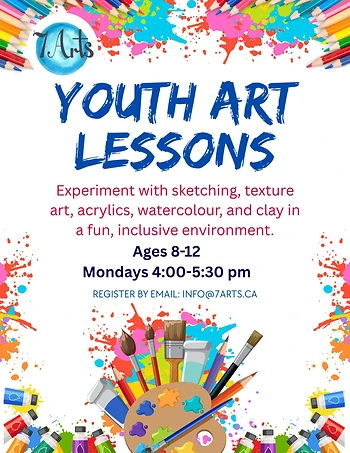 Poster for Youth Art Lessons