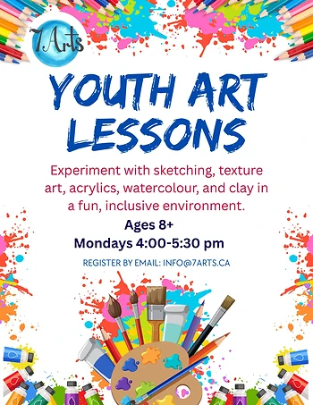 Poster for Youth Art Lessons