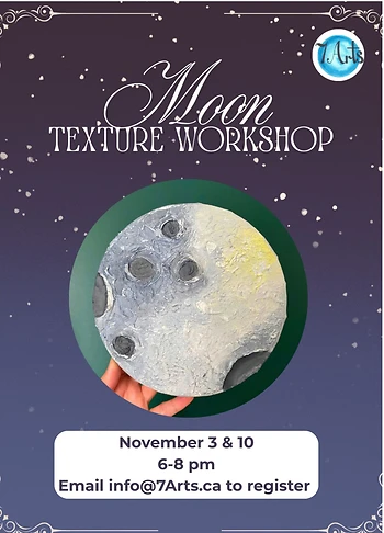 Poster for Moon Texture Workshop